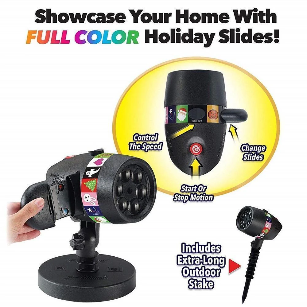 Christmas Halloween Home Decoration Projector Lights (12 Patterns) - Image 4