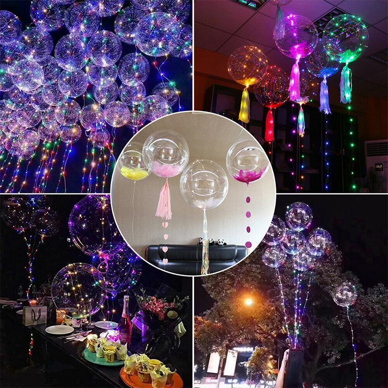 Christmas Party Balloons with LED String Light - Image 5