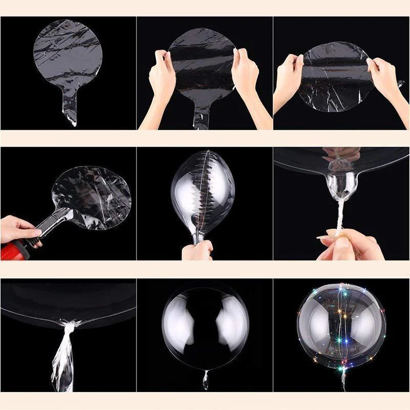 Christmas Party Balloons with LED String Light - Image 8