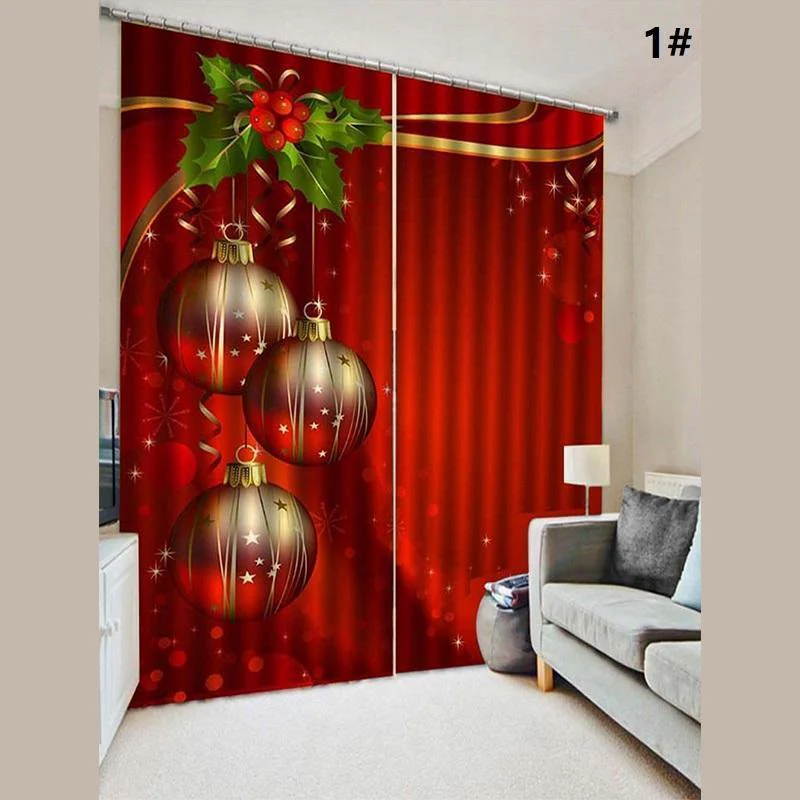 Christmas Window Curtains - 10 patterns - Image 21