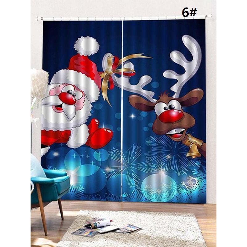 Christmas Window Curtains - 10 patterns - Image 6