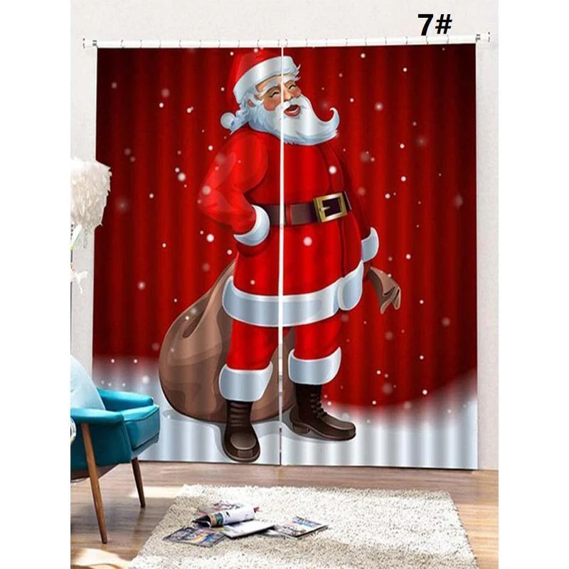 Christmas Window Curtains - 10 patterns - Image 7