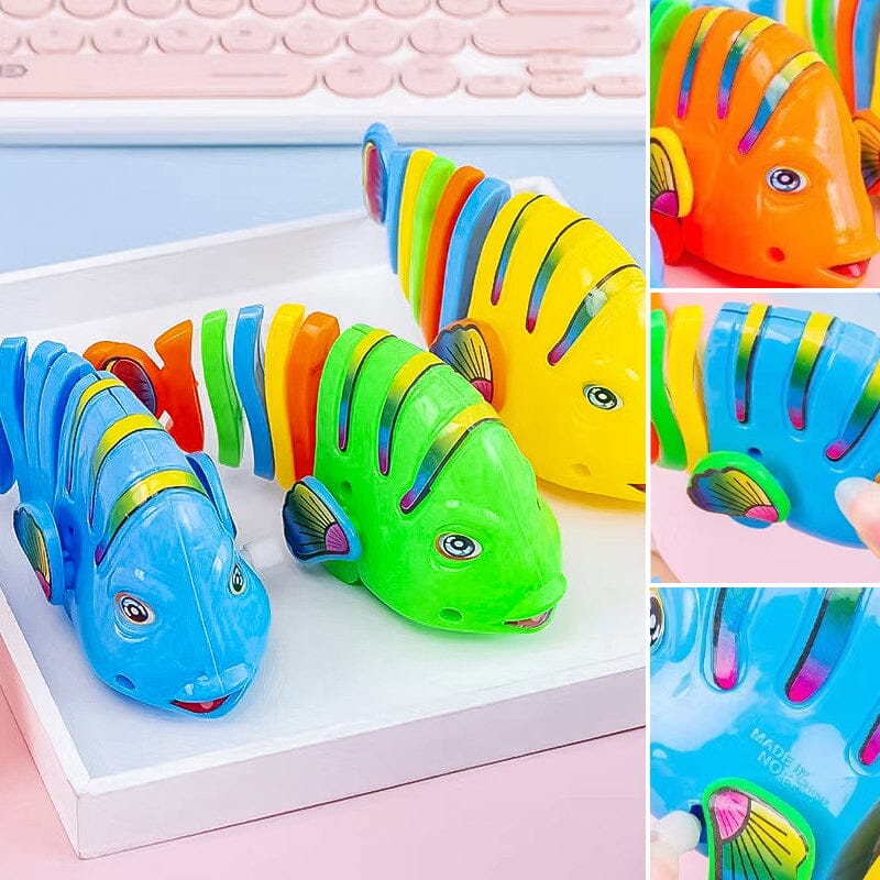 Clockwork Swinging Cartoon Fish  Toys - Image 14