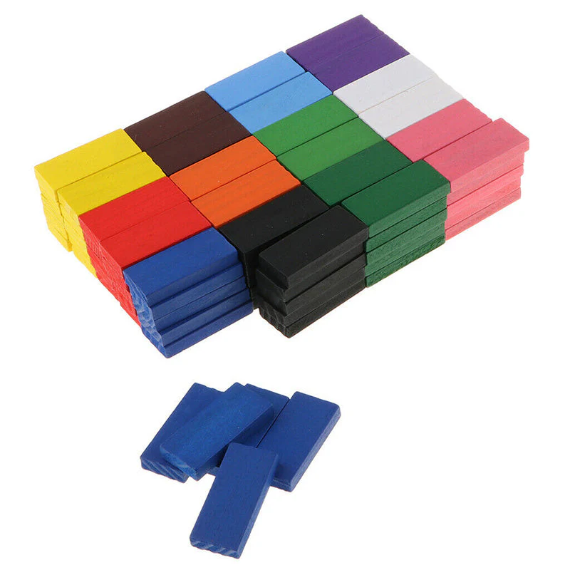 Colorful Domino Blocks Wooden Toys (120 PCs) - Image 5