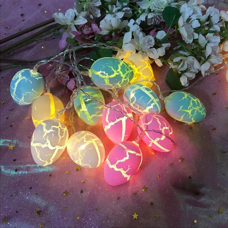 Colorful Egg String Lights - Image 2