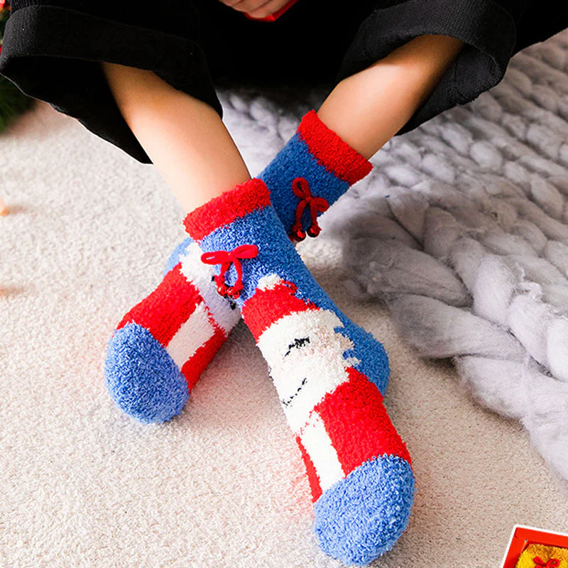 Coral Fleece Christmas Stocking Gift Box - Image 10