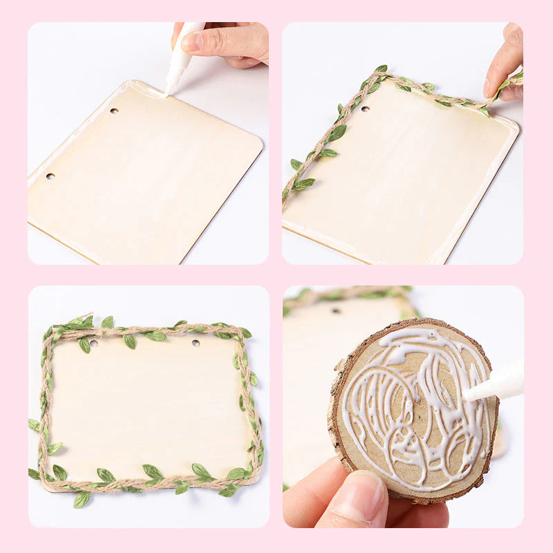 Creative DIY Log Branch Painting Decoration - Image 6