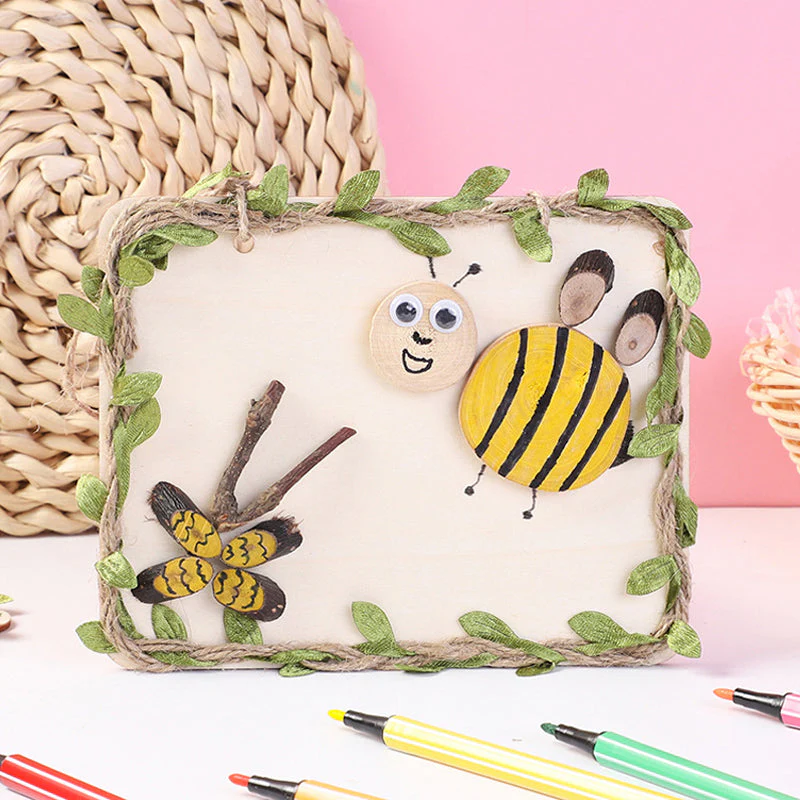 Creative DIY Log Branch Painting Decoration - Image 8