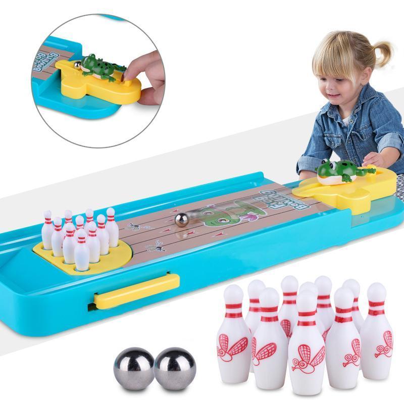 Creative Mini Frog Bowling Table - Image 3