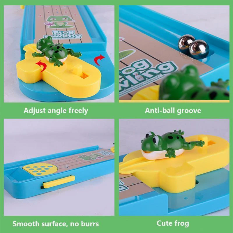 Creative Mini Frog Bowling Table - Image 4