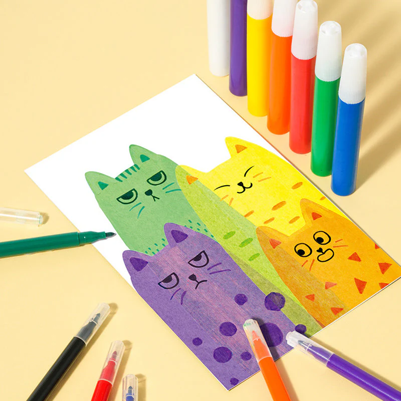 Creative Rainbow Scratch Art Postcard Set for Kids - Image 6