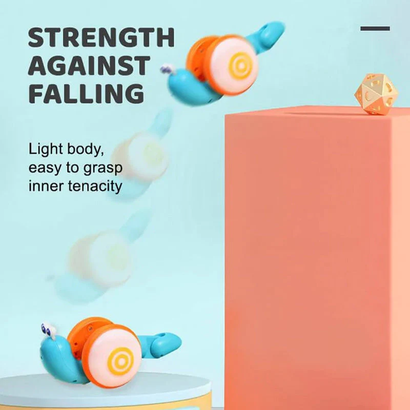Cute Push Pull String Snail Toy For Toddler Kids Boys Girls - Image 2