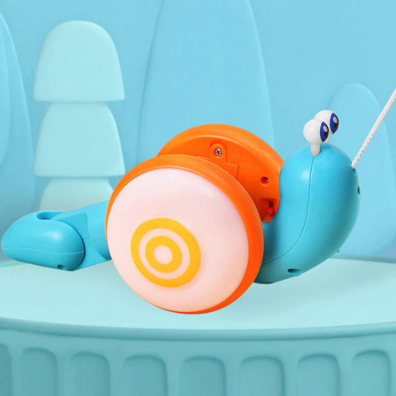 Cute Push Pull String Snail Toy For Toddler Kids Boys Girls - Image 6