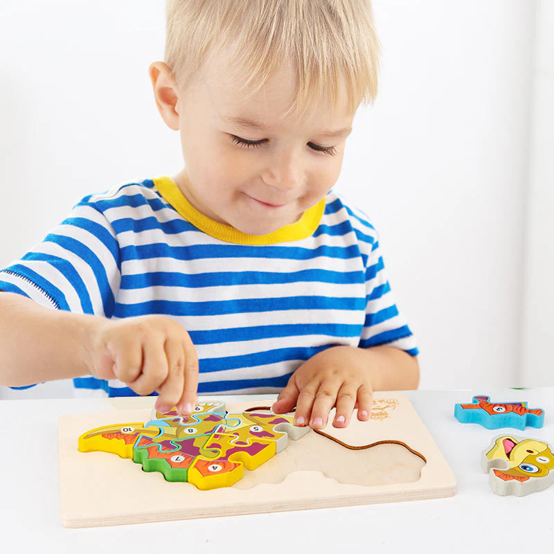 Dinosaur 3D Wooden Jigsaw - Image 2