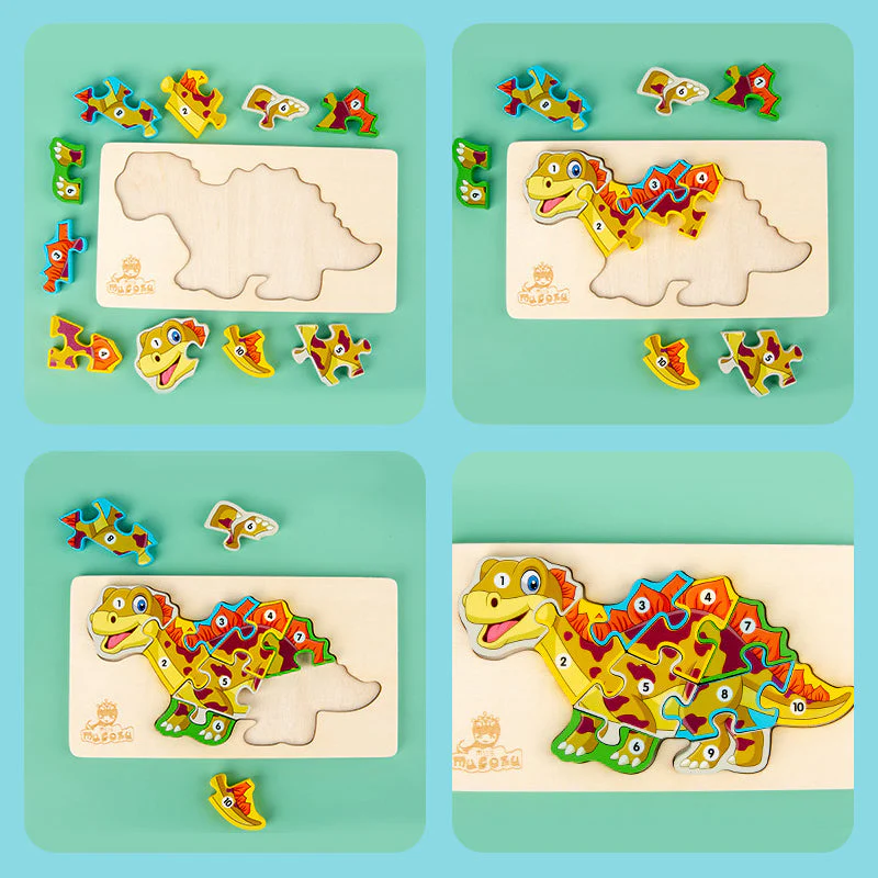 Dinosaur 3D Wooden Jigsaw - Image 8