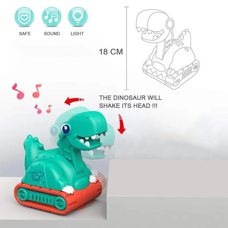 Dinosaur Excavator Vehicle Toy - Image 8