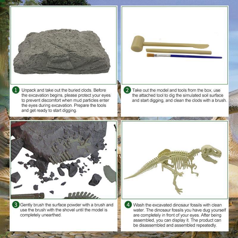 DIY Archaeological Mining Dinosaur Fossil Toys - Image 3