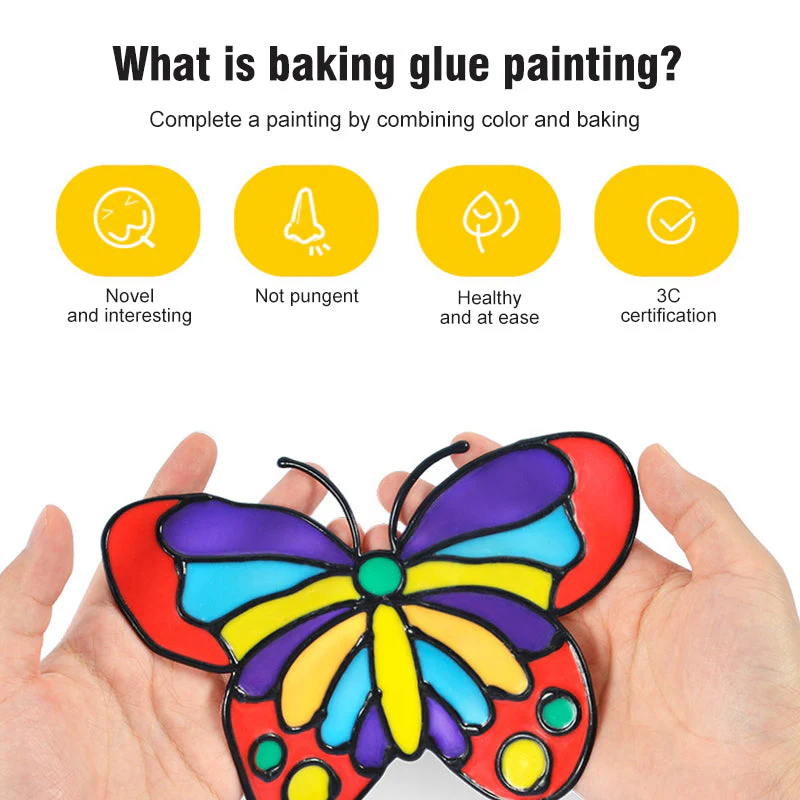 DIY Drawing Toys Cartoon Glue Tempera Painting - Image 3