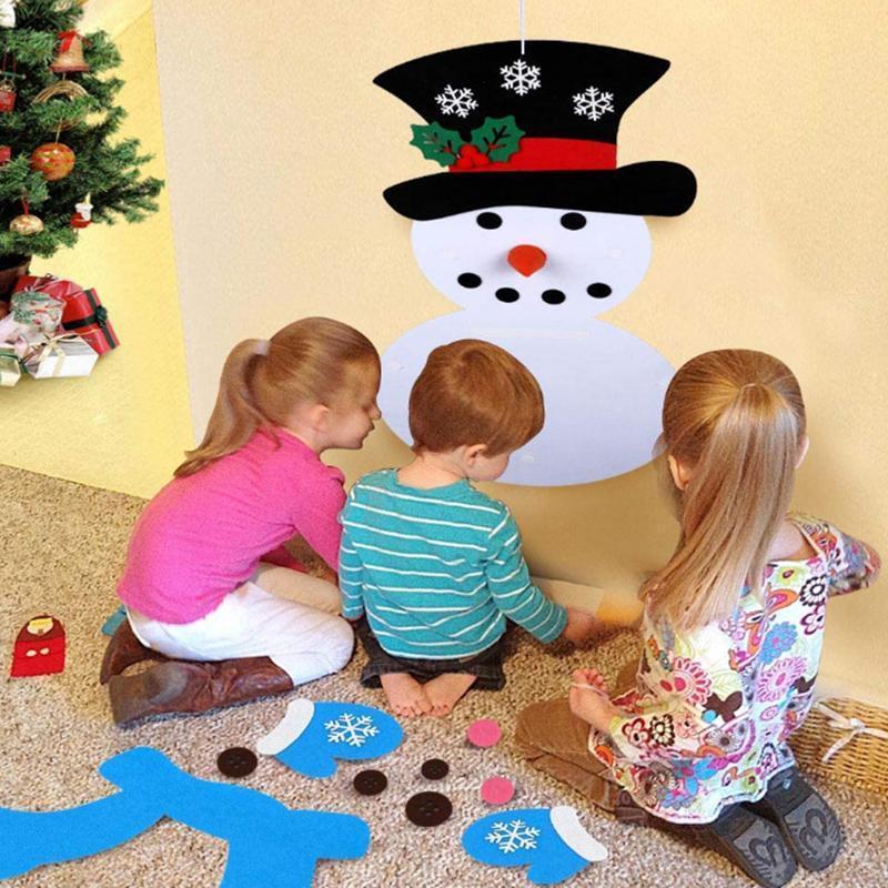 DIY Felt Christmas Snowman Set - Image 3