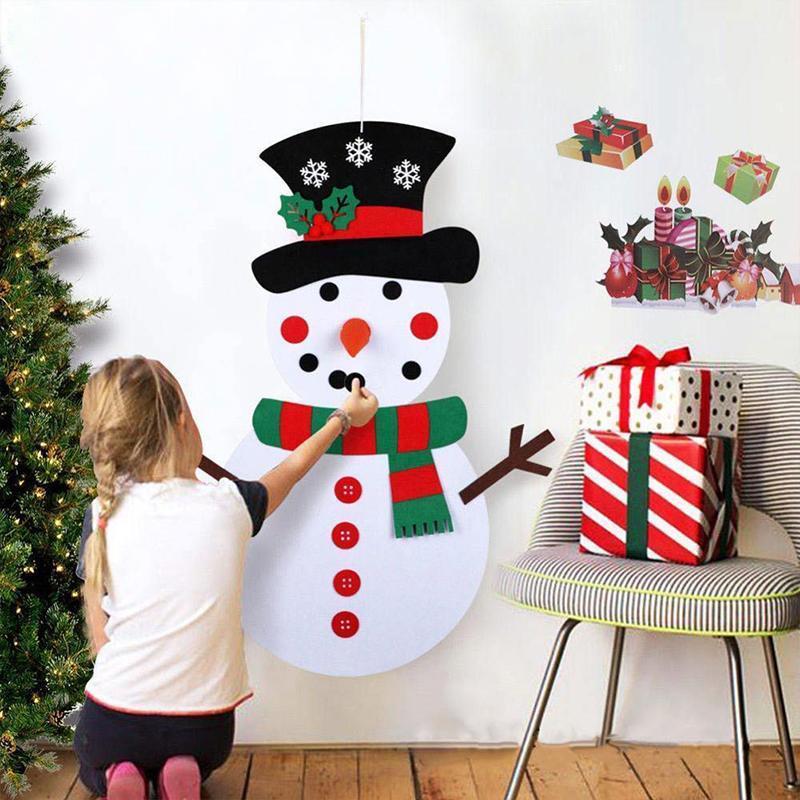 DIY Felt Christmas Snowman Set - Image 4