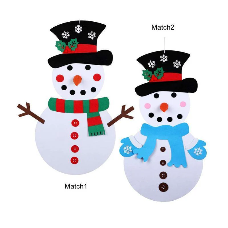 DIY Felt Christmas Snowman Set - Image 8