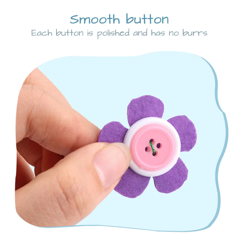DIY Flower Button Crafts Kit - Image 6