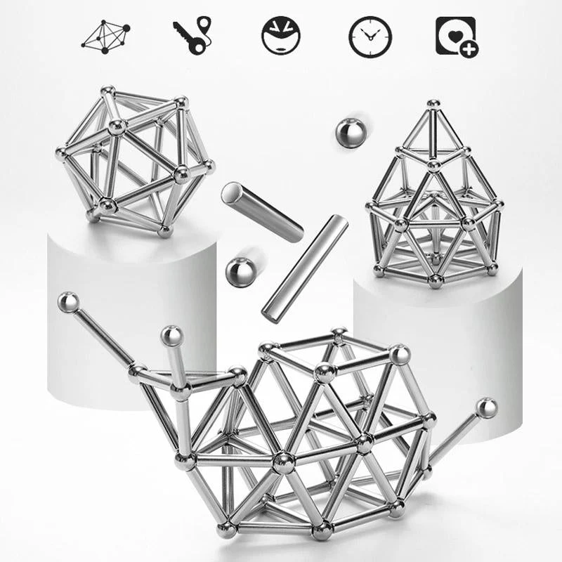 DIY Magnetic Balls and Rod Set - Image 10