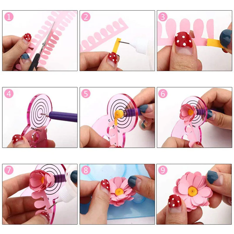DIY Origami Colorful Paper Strips (18 PCs) - Image 8