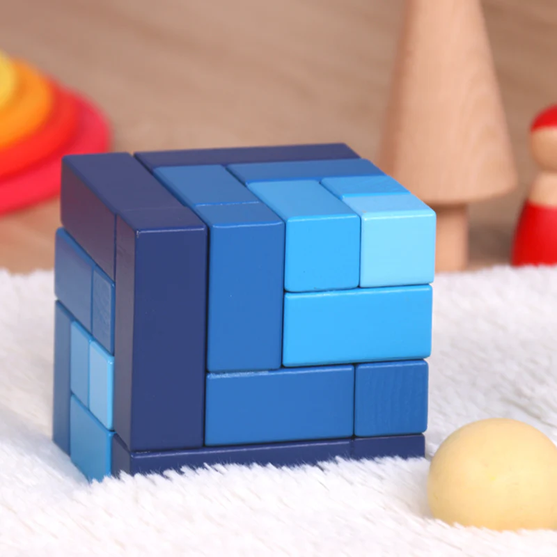 DIY Wooden Rainbow Block Toys - Image 6