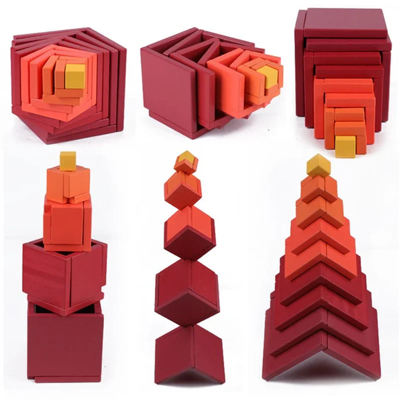 DIY Wooden Rainbow Block Toys - Image 7