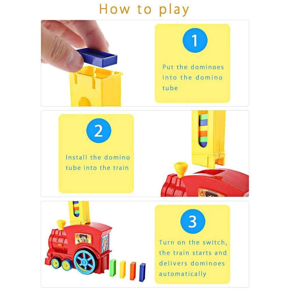 Domino Train Toy Set - Image 7