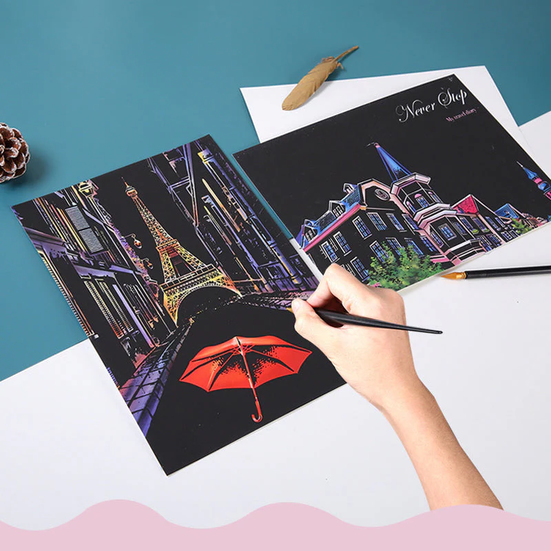Dream Castle Scratch Painting Kit - Image 17