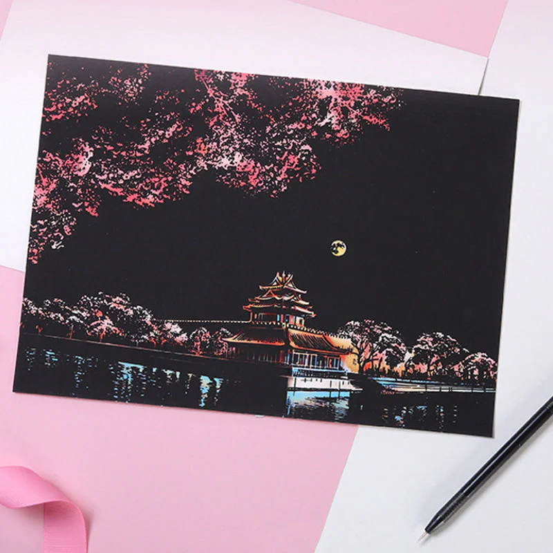 Dream Castle Scratch Painting Kit - Image 18