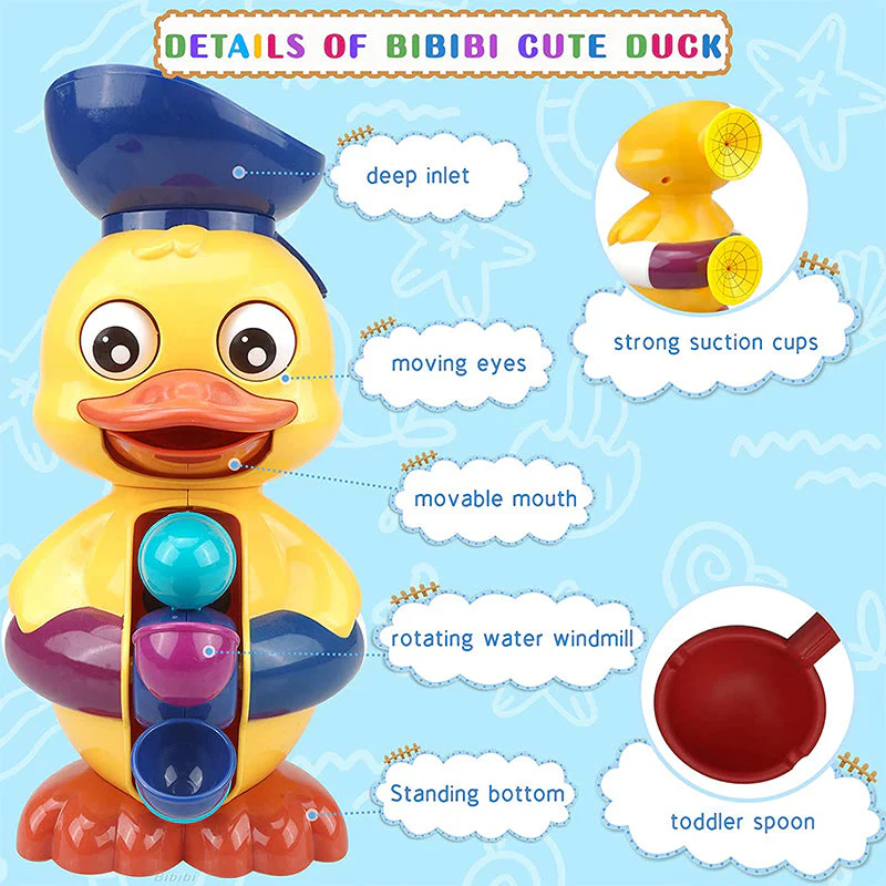Duck Waterwheel Bath Toys - Image 5