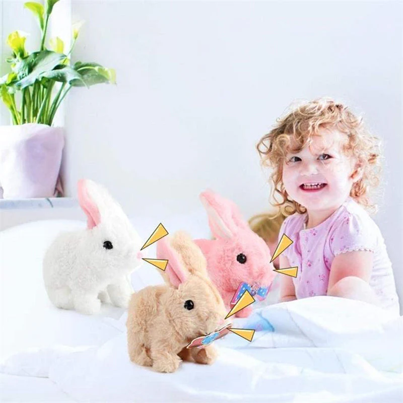 Easter Bunny🐰 Interactive Toy Can Walk And Talk Electric Rabbit Toy - Image 3