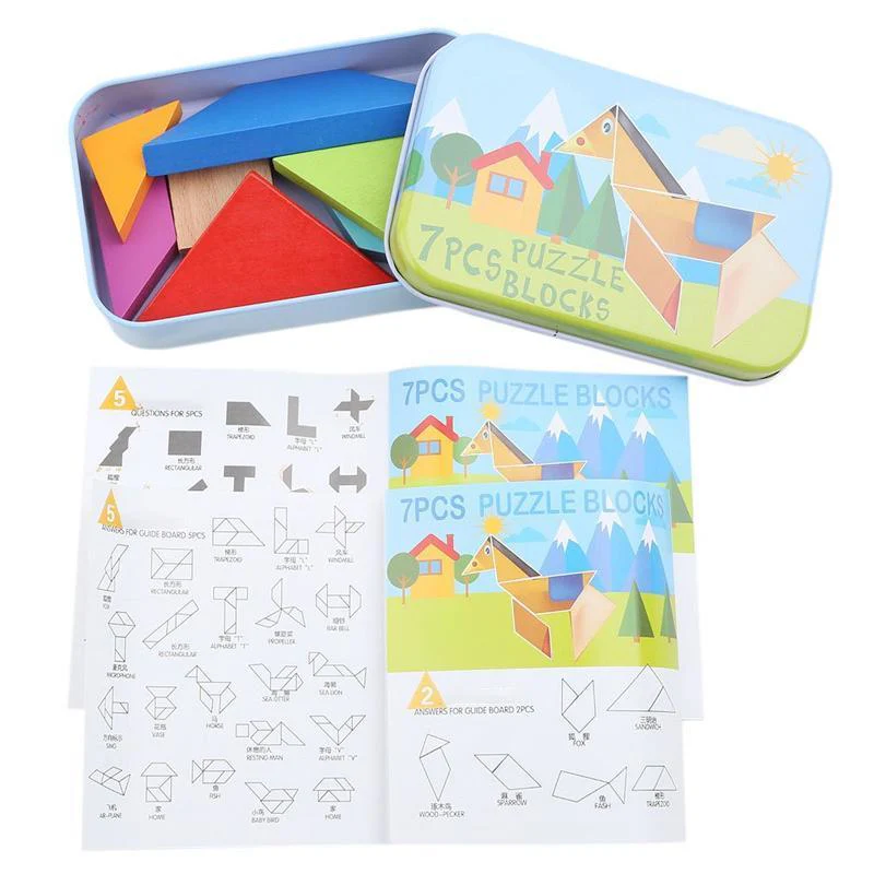 Educational Toy - Puzzle Blocks (7 PCs) - Image 3