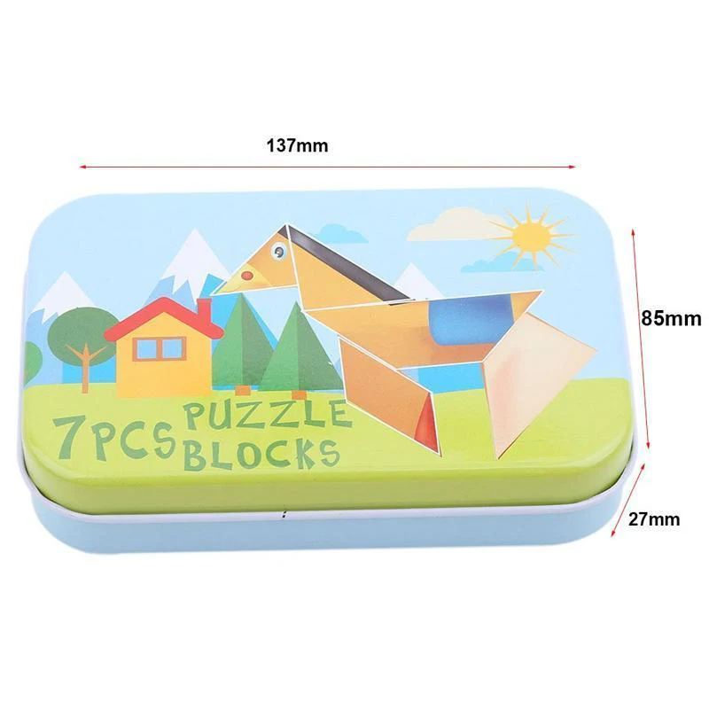 Educational Toy - Puzzle Blocks (7 PCs) - Image 6