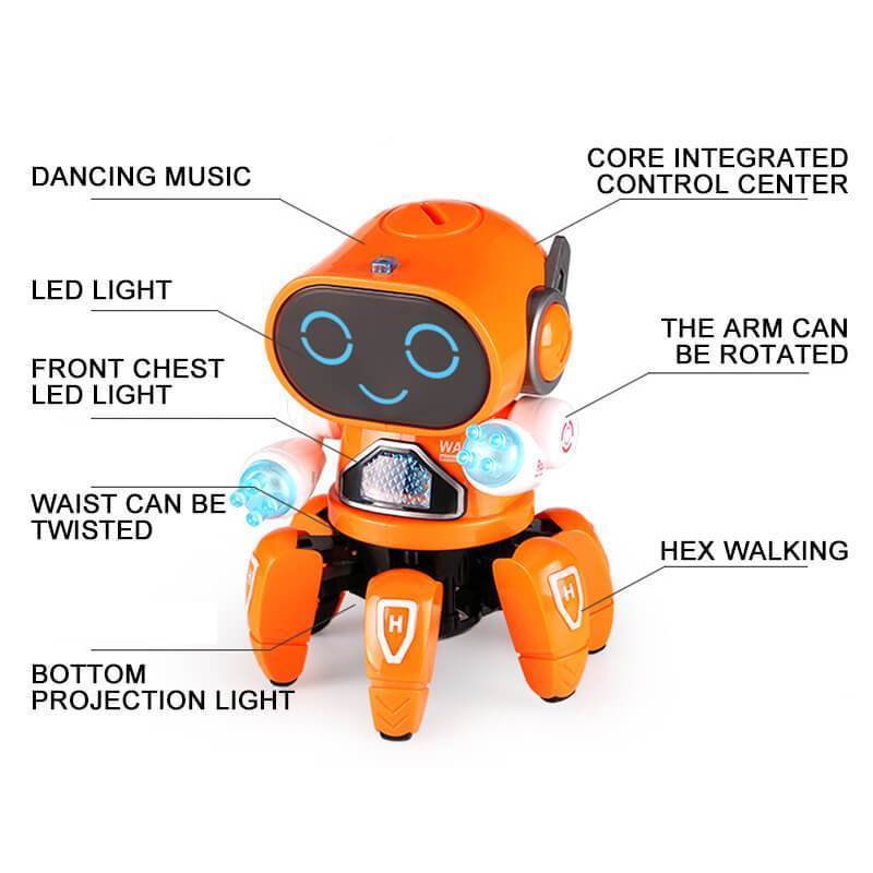 Electric Singing Dancing Lighting Robot Toy - Image 8