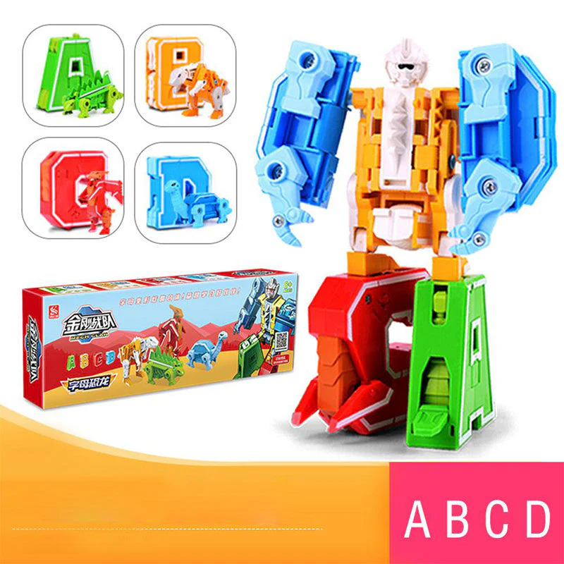 English Letters Deformed Dinosaur Toys - Image 4