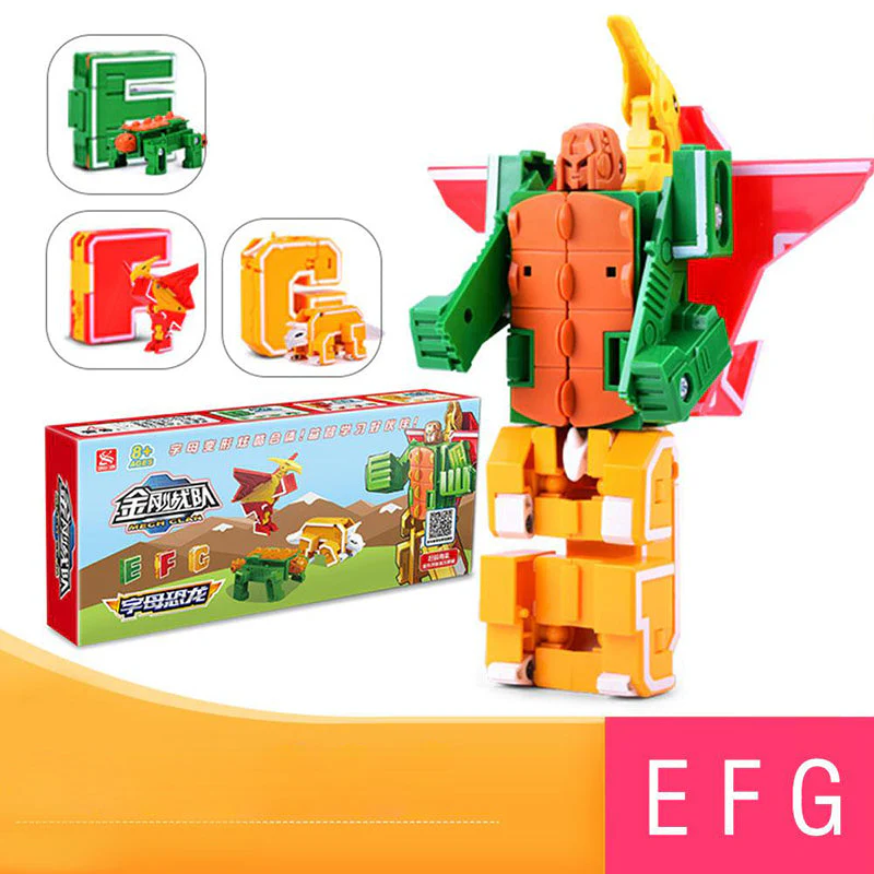 English Letters Deformed Dinosaur Toys - Image 5