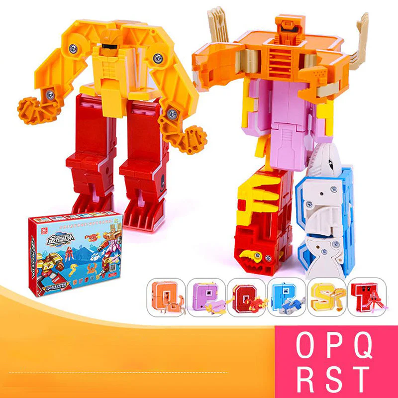 English Letters Deformed Dinosaur Toys - Image 7