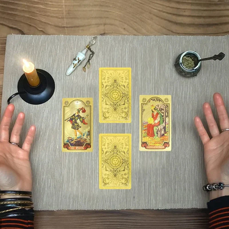 Explore the Mystical World of Tarot Gold Foil Tarot - Image 10