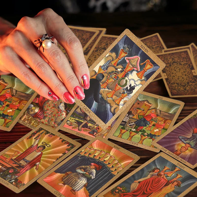Explore the Mystical World of Tarot Gold Foil Tarot - Image 14