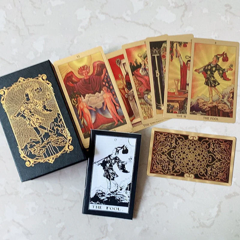 Explore the Mystical World of Tarot Gold Foil Tarot - Image 17