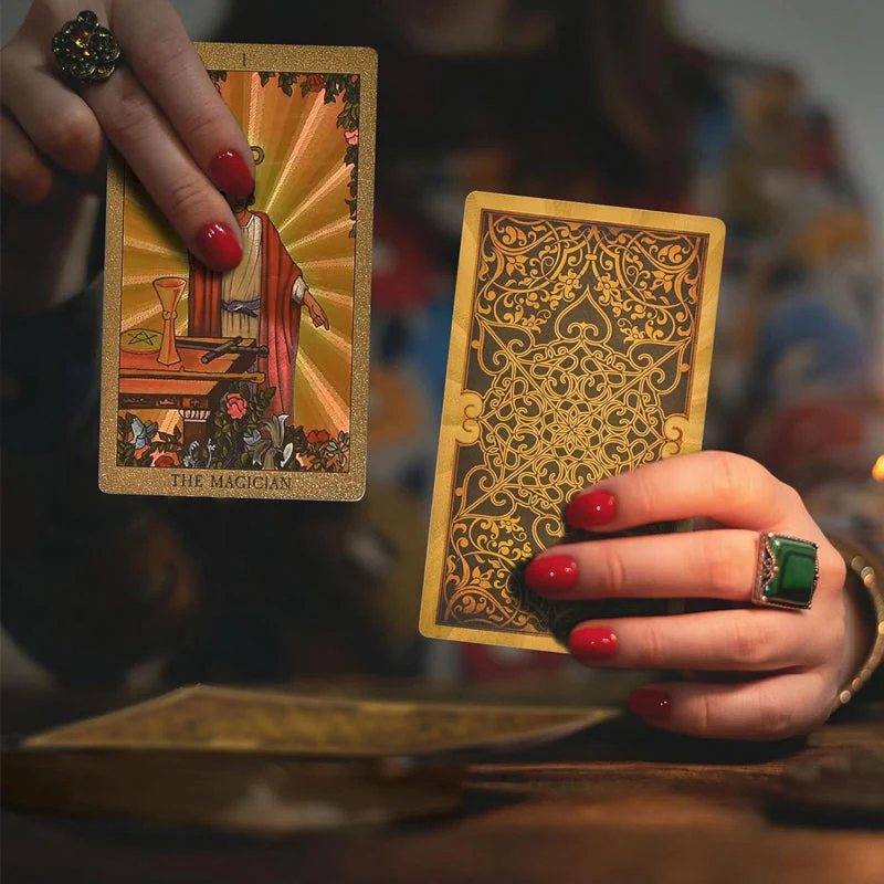 Explore the Mystical World of Tarot Gold Foil Tarot - Image 18