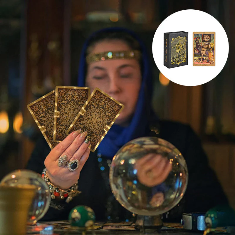 Explore the Mystical World of Tarot Gold Foil Tarot - Image 2