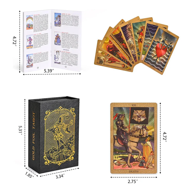 Explore the Mystical World of Tarot Gold Foil Tarot - Image 20