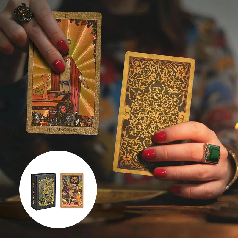 Explore the Mystical World of Tarot Gold Foil Tarot - Image 3