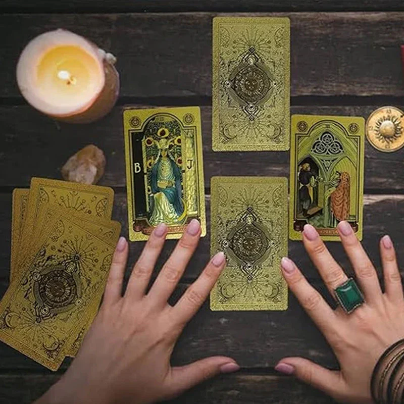 Explore the Mystical World of Tarot Gold Foil Tarot - Image 8