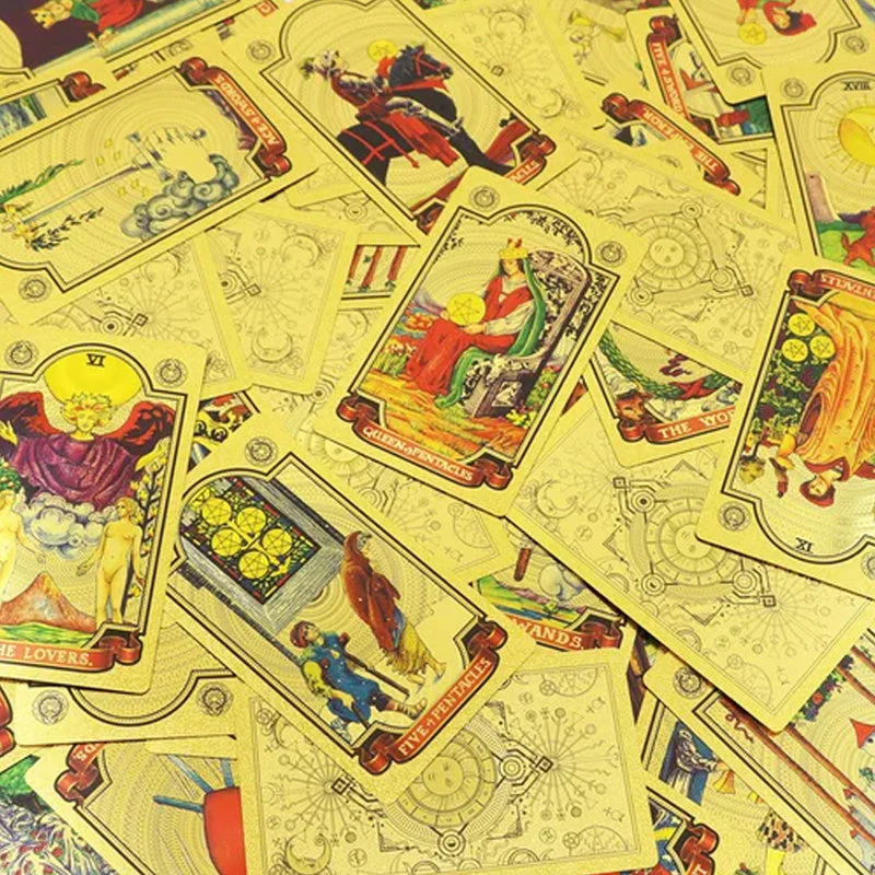 Explore the Mystical World of Tarot Gold Foil Tarot - Image 9